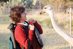 21-Sylvie meets ostrich