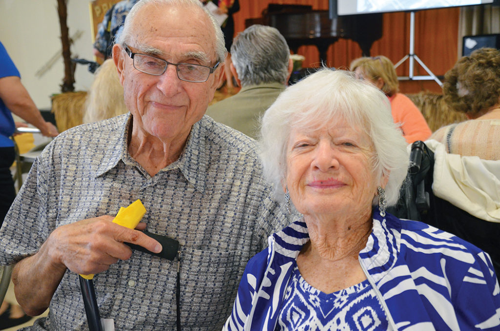 Reuben and Blanche Rosloff have been married for more than 70 years. 