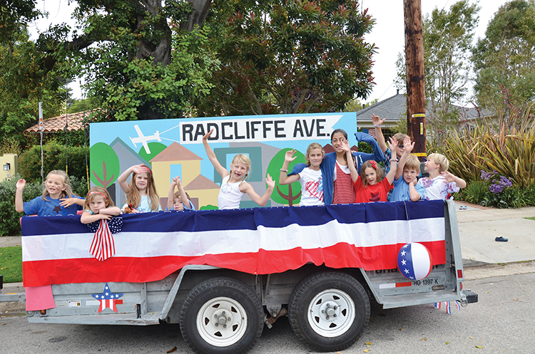 For many years the Radcliffe float, decorated by families who lived on the street, graced the parade. Photo: Shelby Pascoe